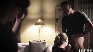 Rich man has taboo sex with the remarkable assistant in front of his wife