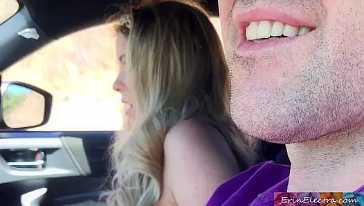 Hitchhiking ends for naive blonde with taking part in amateur sex casting