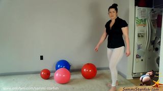 Yoga XXX Clip - My curvy girlfriend proudly shows her big beautiful ass