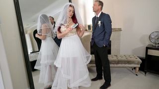 Red-haired bride wants to take future father-in-law's XXX cock in porn